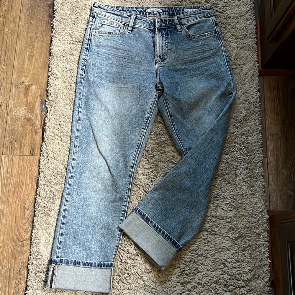 Dear John cropped light wash jeans Size 27